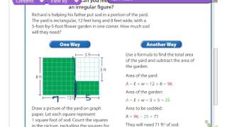 17-2 Area of Rectangles & Irregular Figures