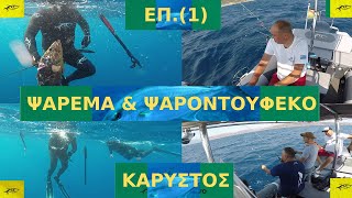 ΨΑΡΕΜΑ ΚΑΙ ΨΑΡΟΝΤΟΥΦΕΚΟ ( ΕΠ. 1) -  ΔΙΗΜΕΡΟ ΣΤΗΝ ΚΑΡΥΣΤΟ .AEGEAN FISHING