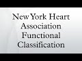 new york heart association functional classification