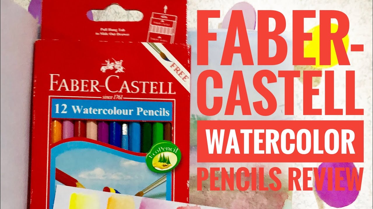 Faber-Castell Watercolor Pencils Review - YouTube