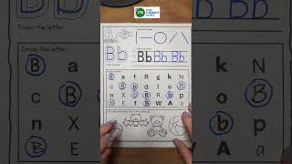 Letter B Handwriting and Letter Recognition FREE Worksheet