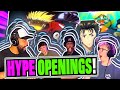 We Reacted to YOUR FAVORITE Hype Anime Openings Part 1| Tejidotcom