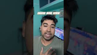 Amaran Movie review🔥#youtubeshorts#ytshorts#shorts#movie#moviereview#amaran#saipallavi#netflix#film