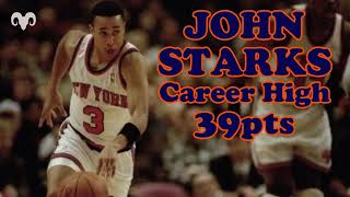 John Starks Career High 39pts