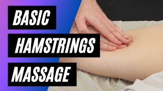 Basic Hamstrings Massage Tutorial
