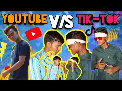 Youtube V/s Tik-Tok // Comedy Video / Themohit - YouTube