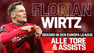 🌟 Florian Wirtz 🧙‍♂️ Erfolgreichster U21-Scorer der Europa League-Geschichte | Alle Tore & Assists