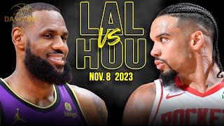 Los Angeles Lakers vs Houston Rockets Full Game Highlights | Nov 8, 2023 | FreeDawkins