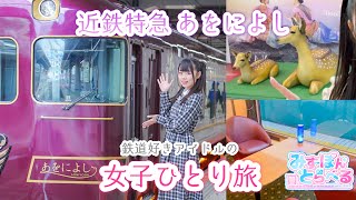 【近鉄特急あをによし】鉄道好きアイドルによる女子ひとり旅🚃🎀【vlog】