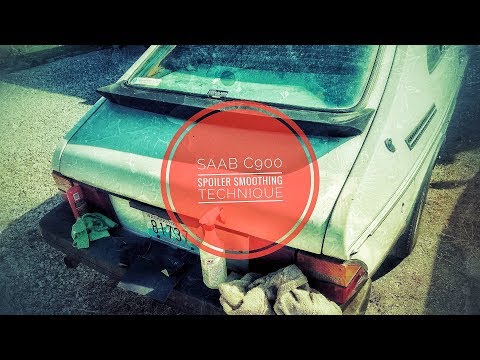 How To: Smooth The Rear Spoiler Saab C900 How To: Smooth The Rear Spoiler Saab C900