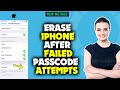 How To Erase iPhone After 10 Failed Passcode Attempts 2024
