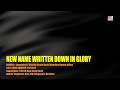 NEW NAME WRITTEN DOWN IN GLORY - AVENUE HD 1080p - Lyrics - #Worshipandpraisesongs #worship #praise