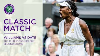 Venus Williams vs Kimiko Date | Wimbledon 2011 second round | Full Match