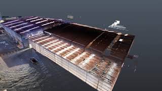 3D Laser Scan Fire Damaged Building 4K Flythrough Perth Australia