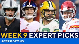 Picks for EVERY BIG Week 9 NFL Game | Picks to Win, Best Bets, & MORE | CBS Sports HQ