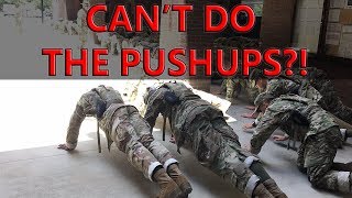 If You Can't Do The Exercise At Basic Training What Happens?