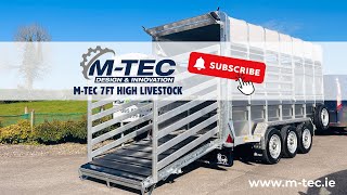 M-TEC 7FT High Livestock Trailer