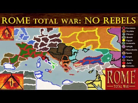 No Rebels: Rome Total War TimeLapse (AI only)