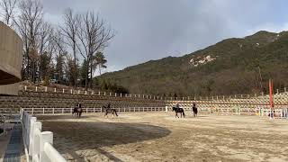 [서울승마클럽] 아리온 유소년 승마단 야외마장 수업🏇🏻