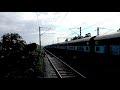 pink band wap7 12639 mas sbc brindavan express with rpm wap7 30393 at sevvapet road.