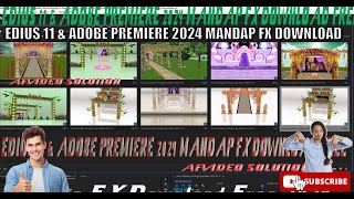 Hindu Mandap FX drag Drop EDIUS 11  Adobe Premiere 2024 Download