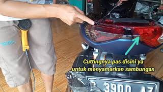 CARA PASANG SKOTLET SMOKE#LAMPU STOP NMAX NEW