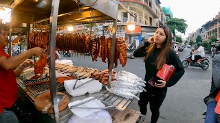 INCREDABLE Delicious Grilled Duck, Pork Ribs, Fish & More - Best Cambodian Street Food