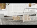 promotional video vecelo metal platform bed frame mattress foundation modern u0026simple style