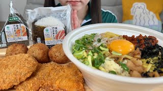 ASMR ファミマのコンビニ飯【咀嚼音/Eating Sounds/Mukbang】