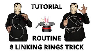 Tutorial 8 Linking Rings Magic Trick