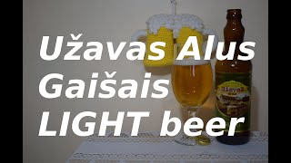 Užavas Alus Gaišais LIGHT beer PL