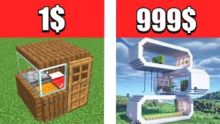 Casa BARATA VS CARA (EN MINECRAFT)🤯😱