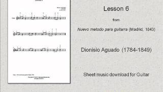 Aguado : Lesson 6