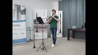 Nicolás Teixeiro, Nielsen 5th symphony clarinet solo