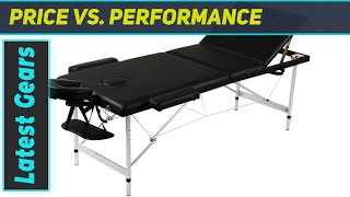 vidaXL Black Foldable Massage Table: Your Ultimate Portable Comfort Companion