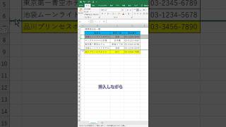 エクセルで行や列を挿入しながらコピーする方法　#エクセル #エクセル便利技 #office #excel #ecotech