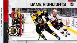 Senators @ Bruins 4/14 l NHL Highlights 2022