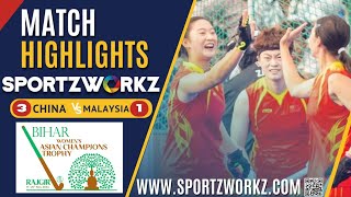 CHINA 3-1 MAS, Women's ACT Semi-Final: China Overpower Malaysia To Reach Summit Clash For Third Time