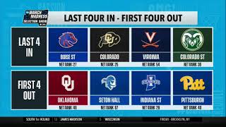 2024 men's NCAA tournament: Last four in, first four out