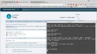 Maps (using Scala)