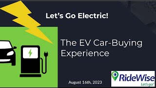 The EV Car-Buying Experience