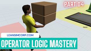 FlexSim Process Flow Tutorial | Multiple Parts Loading & Operator Logic (Part 04)