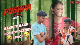 | PUSHPA COMEDY SCENES SPOOF | SURESH | KISHORE | KUMAR | ALLU ARJUN | RASHMIKA MANDHANA | SUKUMAR |