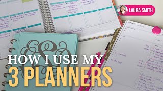 How I Use 3 Planners and My Weekly Planning Sessions