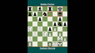 Gedeon Barcza vs Bobby Fischer ◉ Zurich International Tournament 1959 - Precision vs Experience