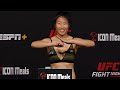 Wu Yanan and Mayra Bueno Silva - Official Weigh-ins - (UFC Fight Night: Luque vs. Muhammad 2)