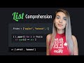 List Comprehension - BEST Python feature !!! Fast and Efficient