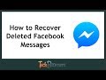 How to Find and Recover Deleted Facebook Messages
