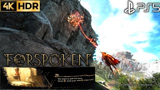 How to Use Zip Parkour Spell FORSPOKEN Zip Parkour Spell | PS5 Forspoken Zip Magic Spell Gameplay 4K