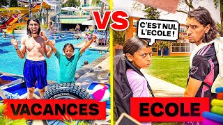 VACANCE VS ÉCOLE ! 😭🔥 ( Reprise de l'école )